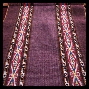 Loomed wall hanging